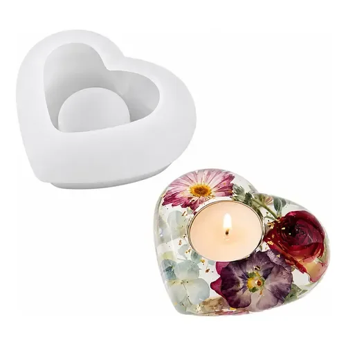 MOLDE PORTA VELA CORAZON