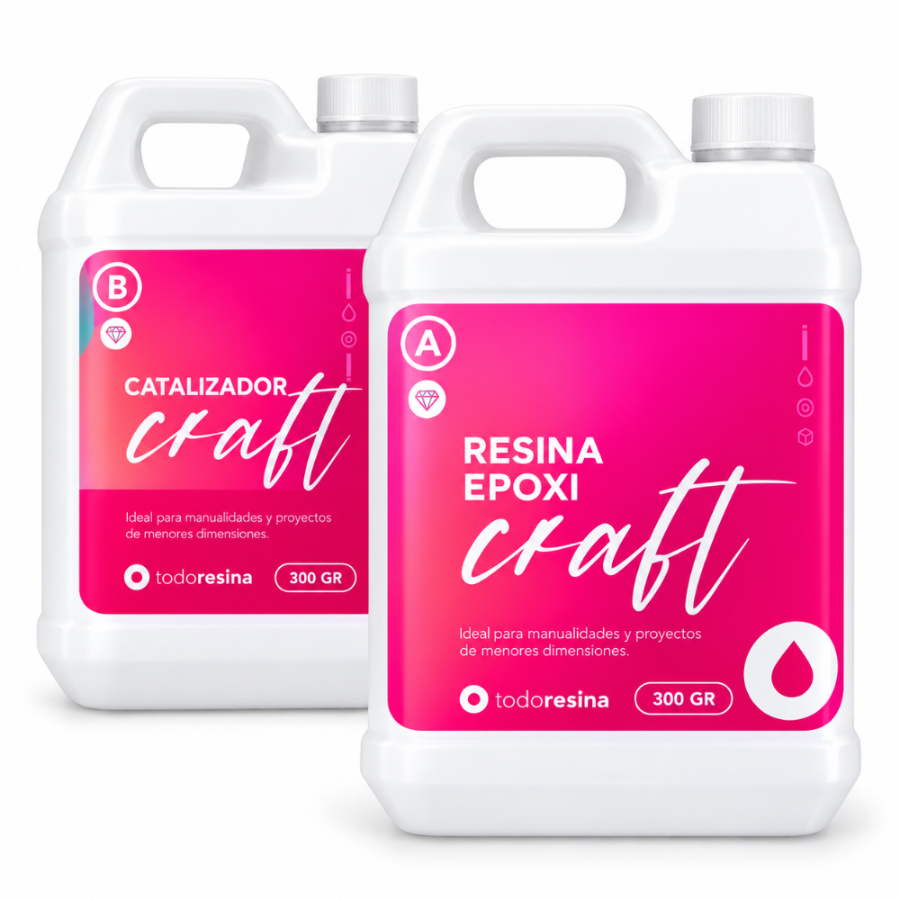 RESINA EPOXI CRAFT 1:1 600 GR