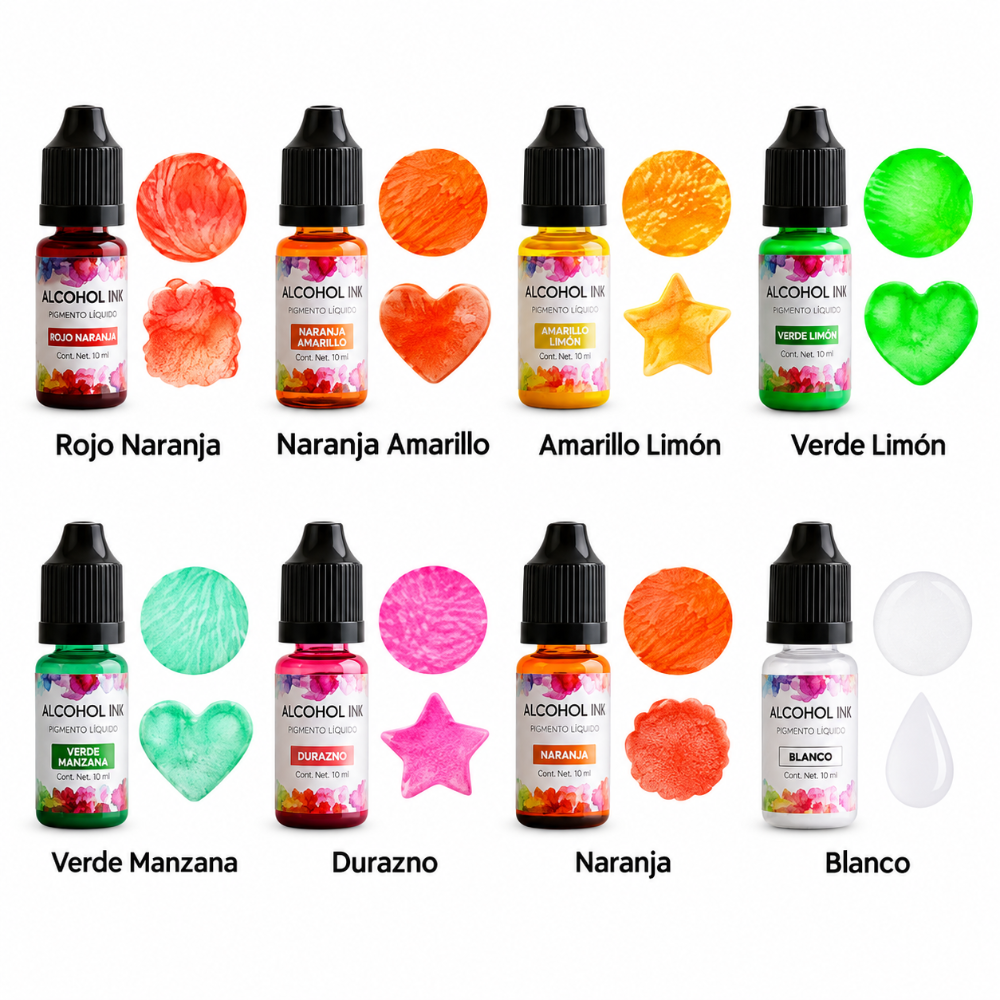 TINTAS AL ALCOHOL 10 ML