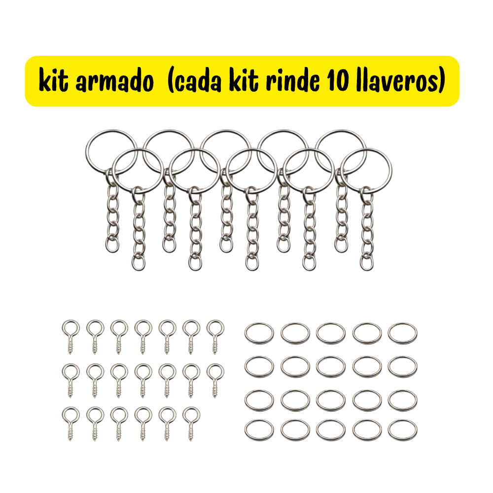 KITS ARMADOS LLAVERO X 10
