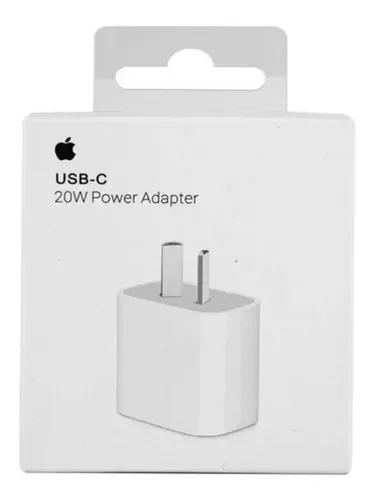 Adaptador de corriente Cert. iPhone 20w