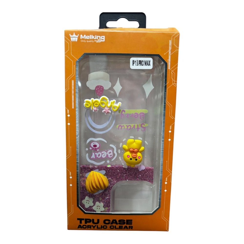 Case iPhone 13 Pro Max, Brillos y Patito