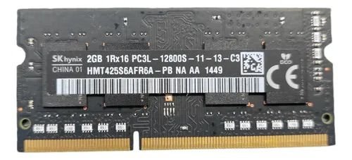 Memoria Ram SO DIMM SK hynix, 4Gb DDR3