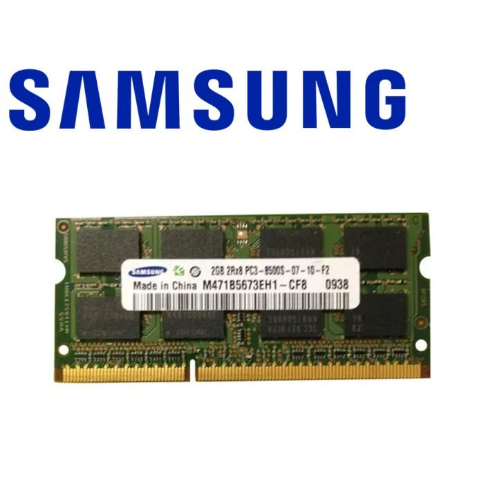 Memoria Ram SO DIMM, Samsung 2Gb DDR3