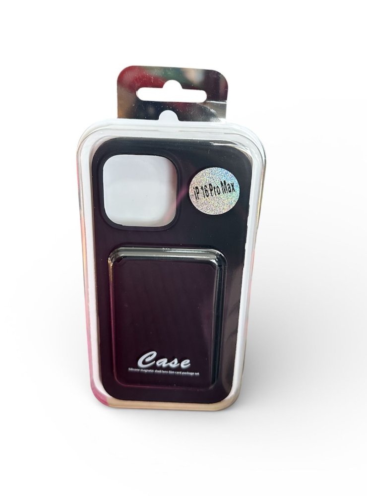 Case 16 Pro Max, Silicone con billera