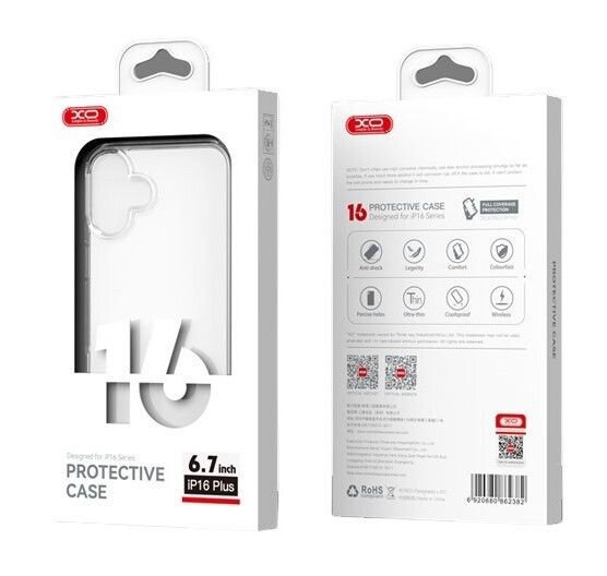 Case iPhone 16, Protective Transparente