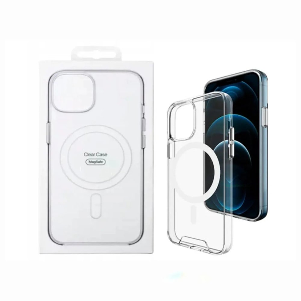 Case iPhone 16 Pro Max, transparente MagSafe
