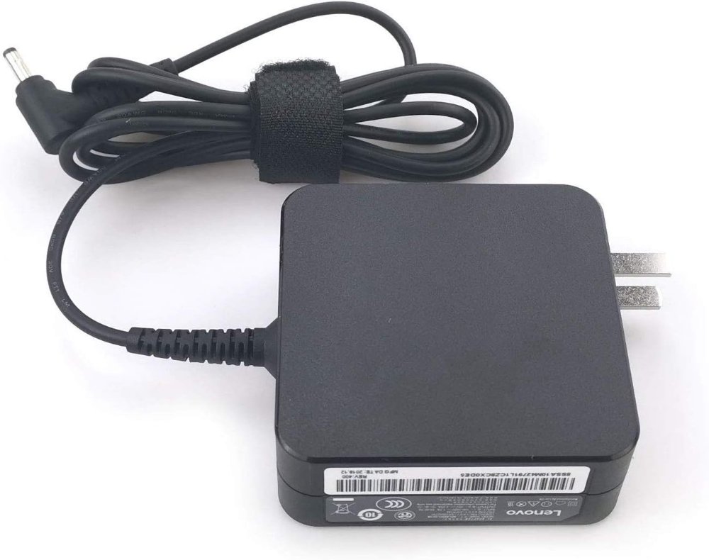 Cargador Laptop Lenovo 20V 2.25A 45W, Punta fina amarilla, cj