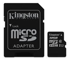 Tarjeta de memoria microSD 32Gb y adapatador, KBT