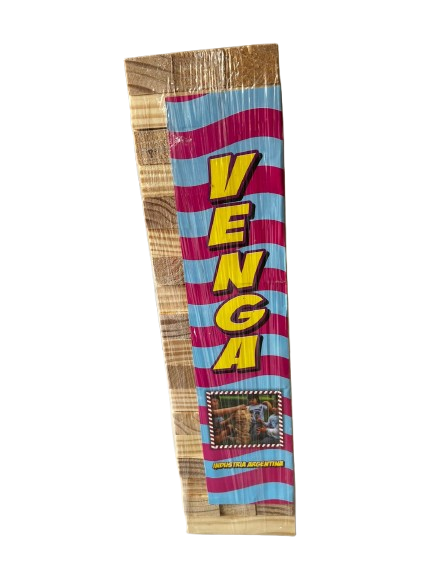 JUEGO JENGA DE MADERA 54 PIEZAS 10X40CM