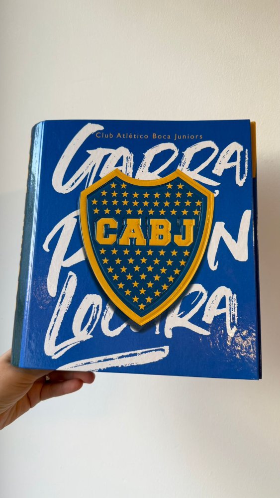 CARPETA CARTA BOCA BOMBONERA