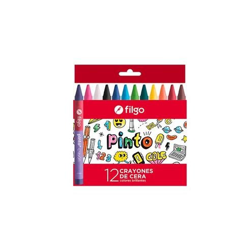 CRAYON DE CERA X12 FILGO PINTO