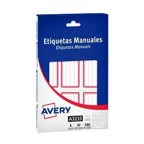 ETIQUETA AUTOADHESIVOS ROJO