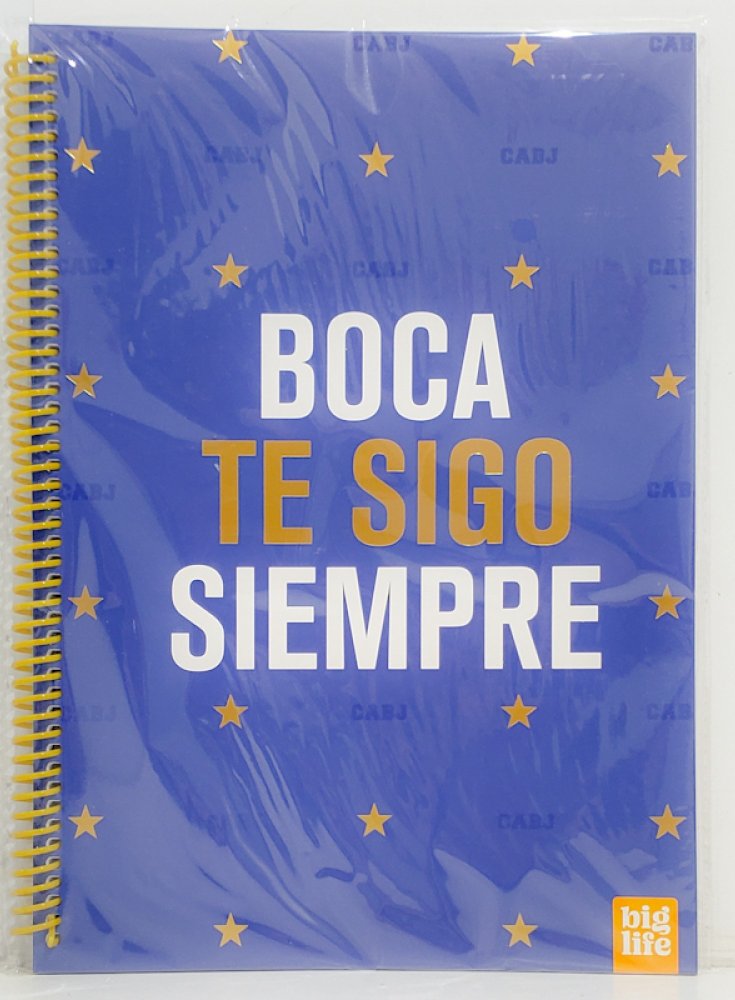 CUADERNILLO RAYADO X80H BOCA - TE SIGO SIEMPRE