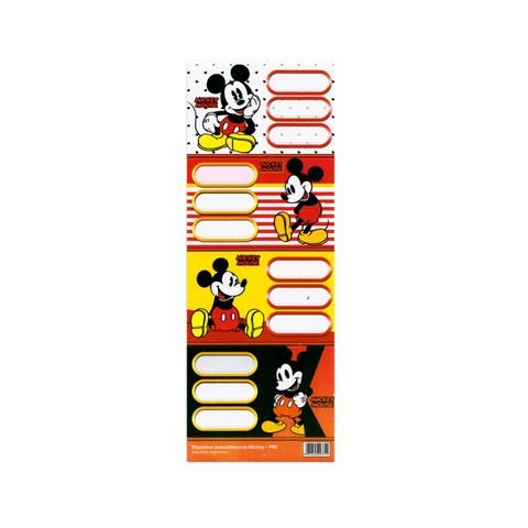 ETIQUETA 7.8X5CM BOLSA X4 UNIDADES MICKEY1