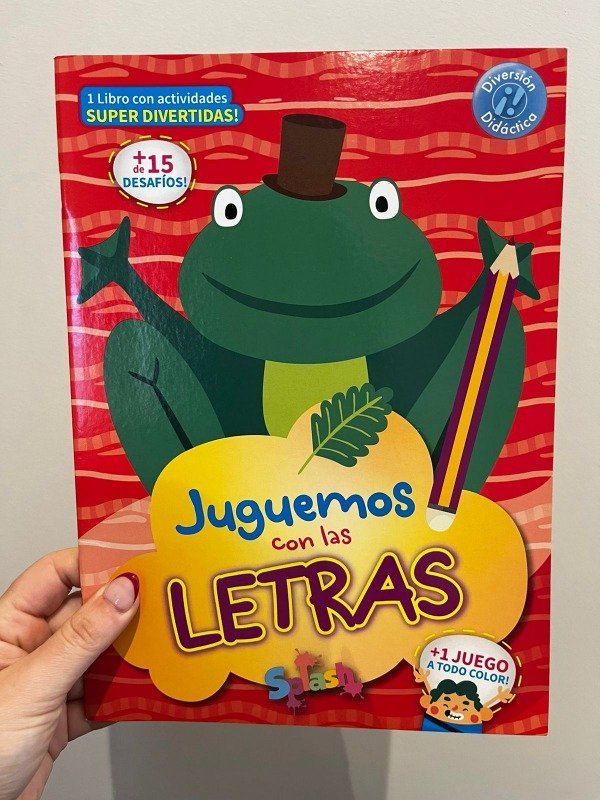LIBRO CON ACTIVIDAD LETRAS