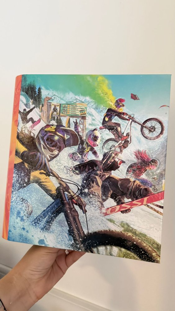 CARPETA CARTA BICI CROS CON RELIEVE