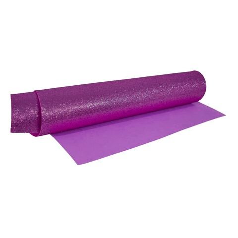 GOMA EVA FUCSIA SUPER GLITTER 40X60CM