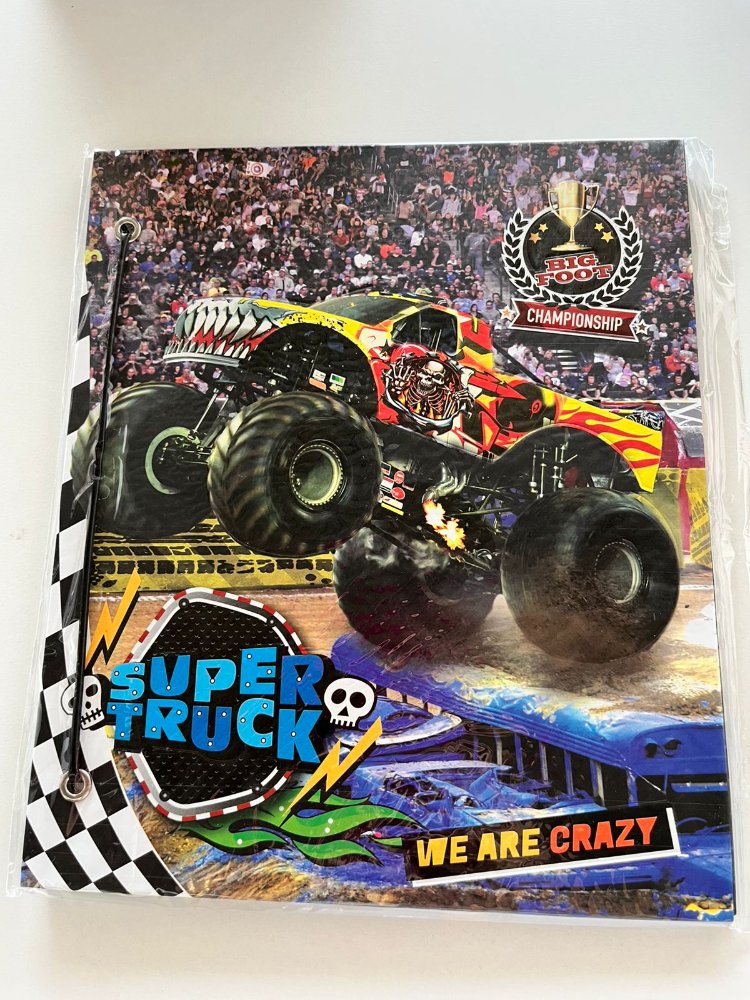 CARPETA N3 DOS TAPAS SUPER TRUCK
