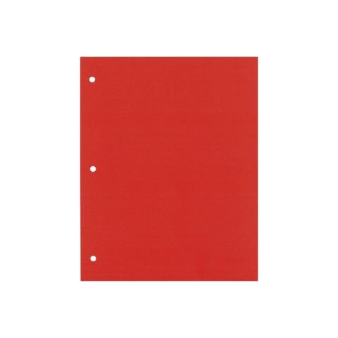 SEPARADOR CARTULINA N3 CARTA ROJO
