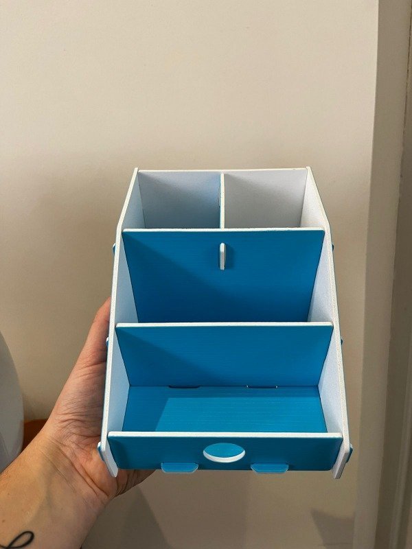 ORGANIZADOR DE ESCRITORIO CELESTE
