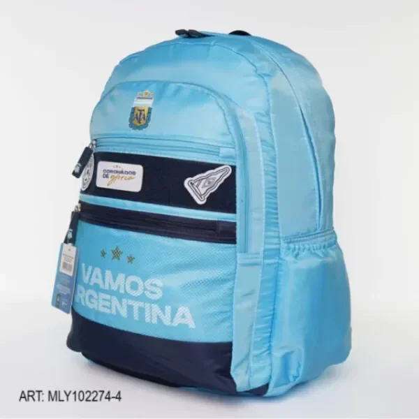 MOCHILA ARGENTINA 15p CON ABROJO LICENCIA ORIGINAL
