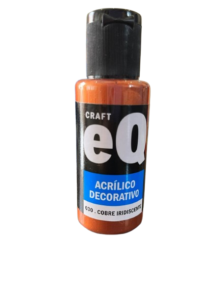 ACRILICO COBRE IRIDISCENTE METALIZADO 50CC EQ