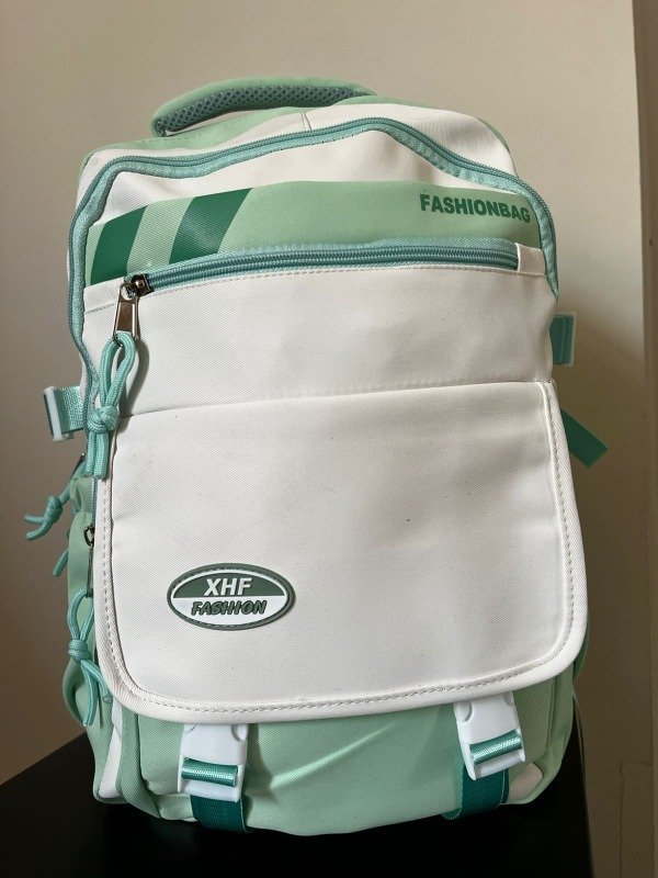 MOCHILA FASHIONBAG VERDE PASTEL