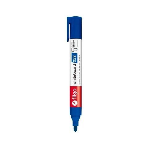 MARCADOR PARA PIZARRA AZUL PUNTA REDONDA FILGO