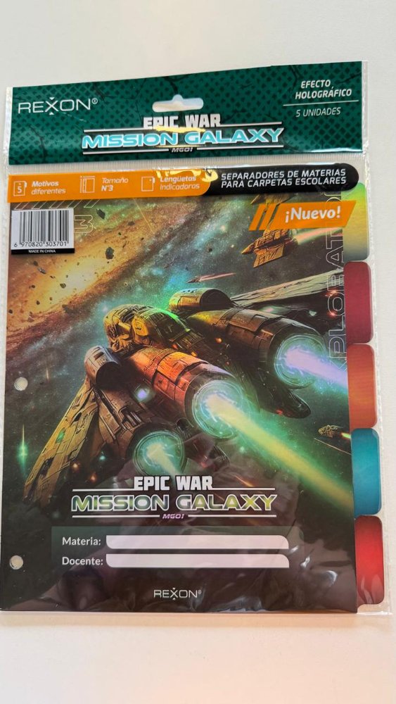SEPARADOR DE MATERIA CARTA EPIC WAR