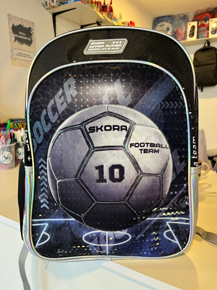 MOCHILA 16" ESPALDA FUTBOL