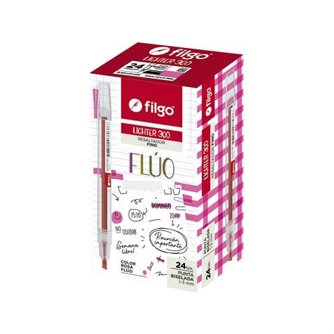 RESALTADOR P. BISELADA LIGHTER 300 FILGO ROSA FLUO