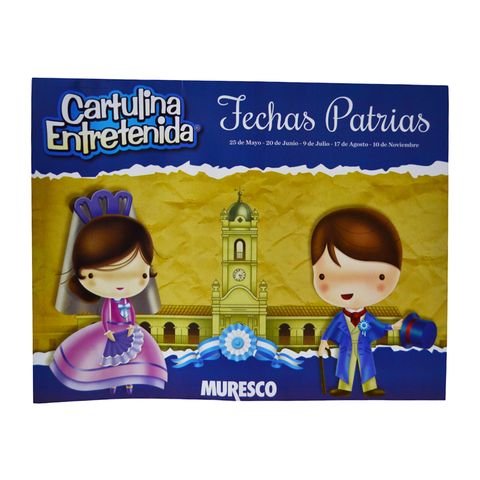 BLOCK CARTULINA ENTRETENIDA FECHAS PATRIAS