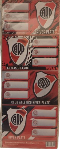 ETIQUETAS AUTOADHESIVAS / RÓTULOS x 4 FANTASIA RIVER 1