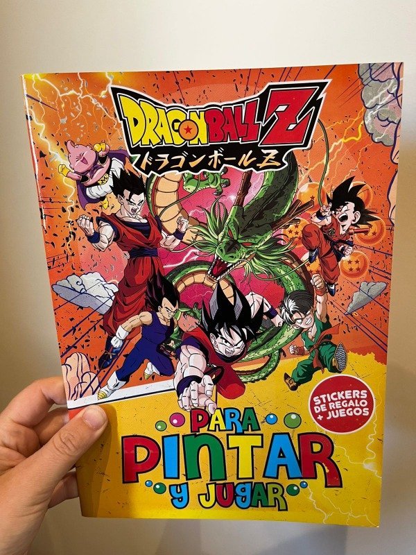 LIBRO PARA PINTAR Y JUGAR DRAGONBALLZ