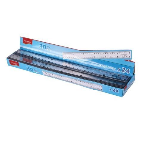 REGLA 30CM ACRILICA KEYROAD