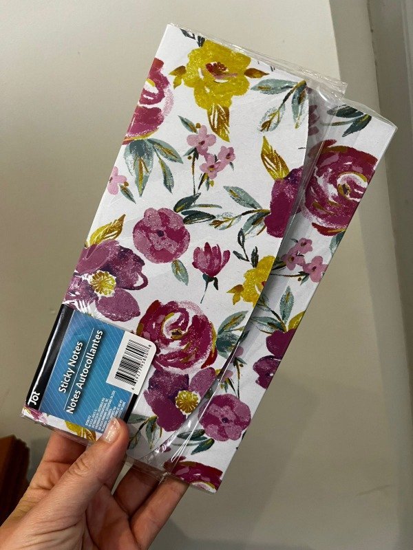 NOTAS ADHESIVAS FLORES
