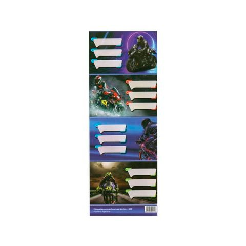 ETIQUETA 7.8X5CM BOLSA X4 UNIDADES MOTO