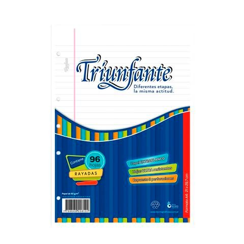 REPUESTO A4 RAYADO 96H TRIUNFANTE