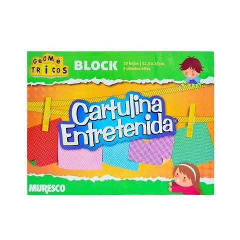 BLOCK CARTULINA ENTRETENIDA 32.5X25CM 20H DISEÑOS