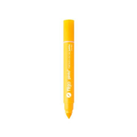 MARCADOR AL AGUA AMARILLO PUNTA CONICA JUMBO  FILGO