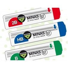 MINAS P/PORTAMINAS 0.5mm HB PIZZINI
