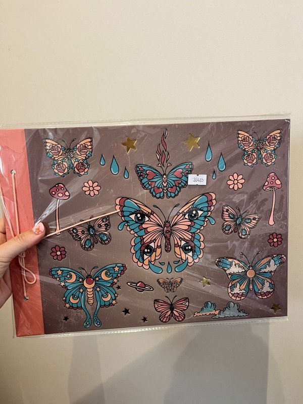 CARPETA N5 DOS TAPAS APAISADA MARIPOSA