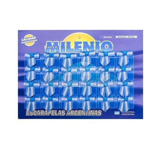 ESCARAPELA MOÑO CON BOTON