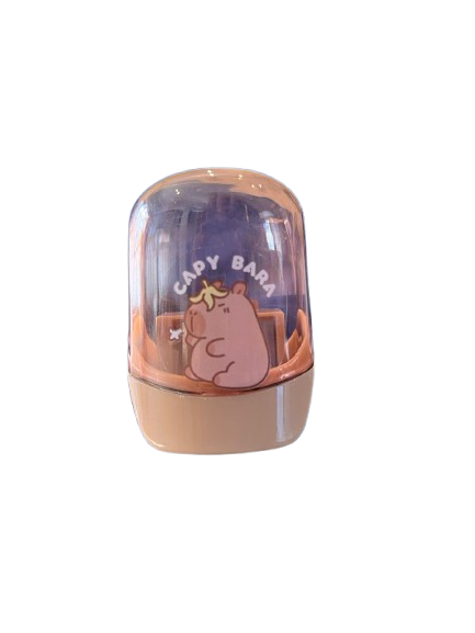 SACAPUNTAS 2 ORIFICIOS CAPIBARA MARRON