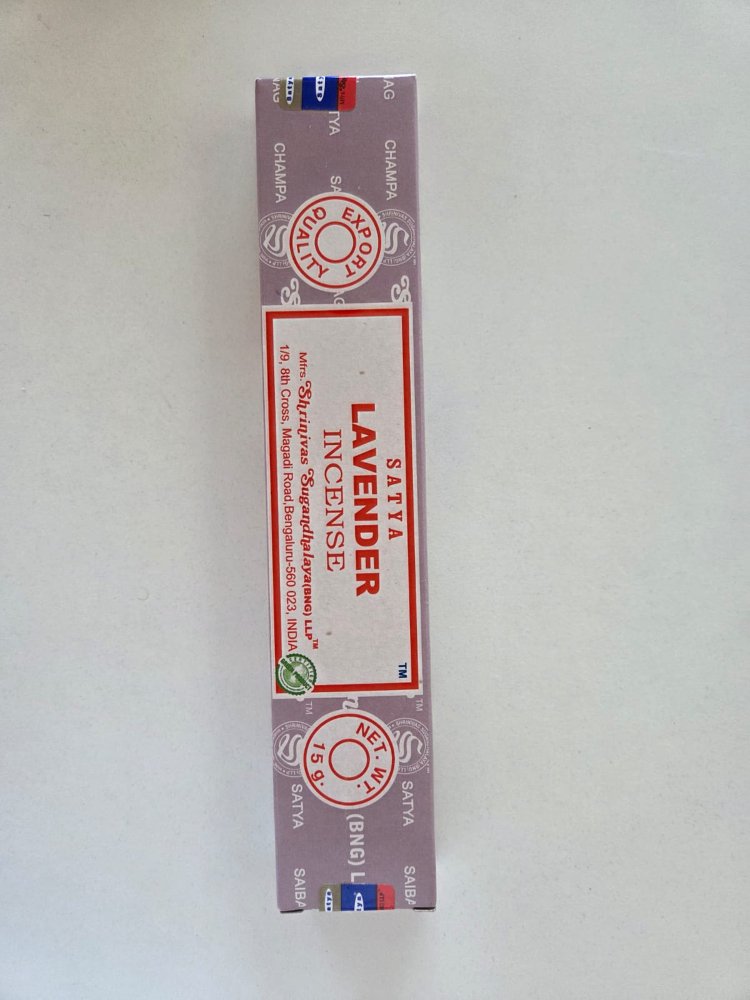 SAHUMERIO SATYA LAVENDER INCENSE