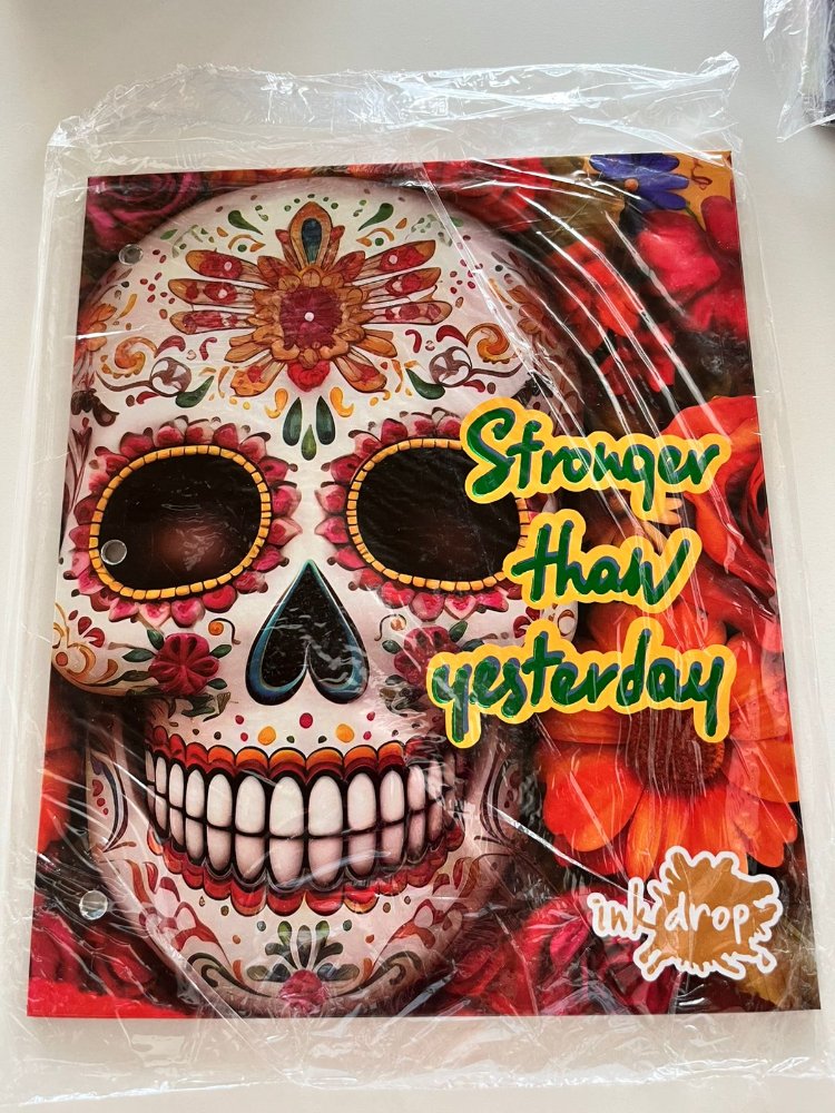CARPETA N3 DOS TAPAS CALAVERA