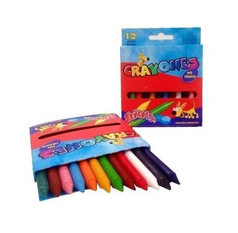 CRAYONES SURTIDOS X12 SEÑORITA