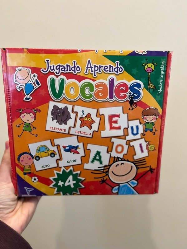 JUEGO DE MESA APRENDO VOCALES