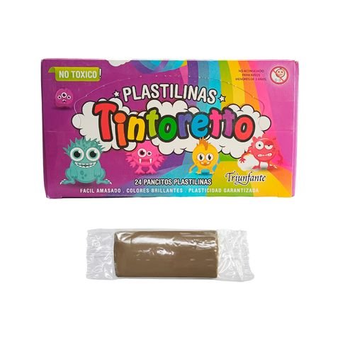 PLASTILINA MARRON 25GR  TINTORETTO